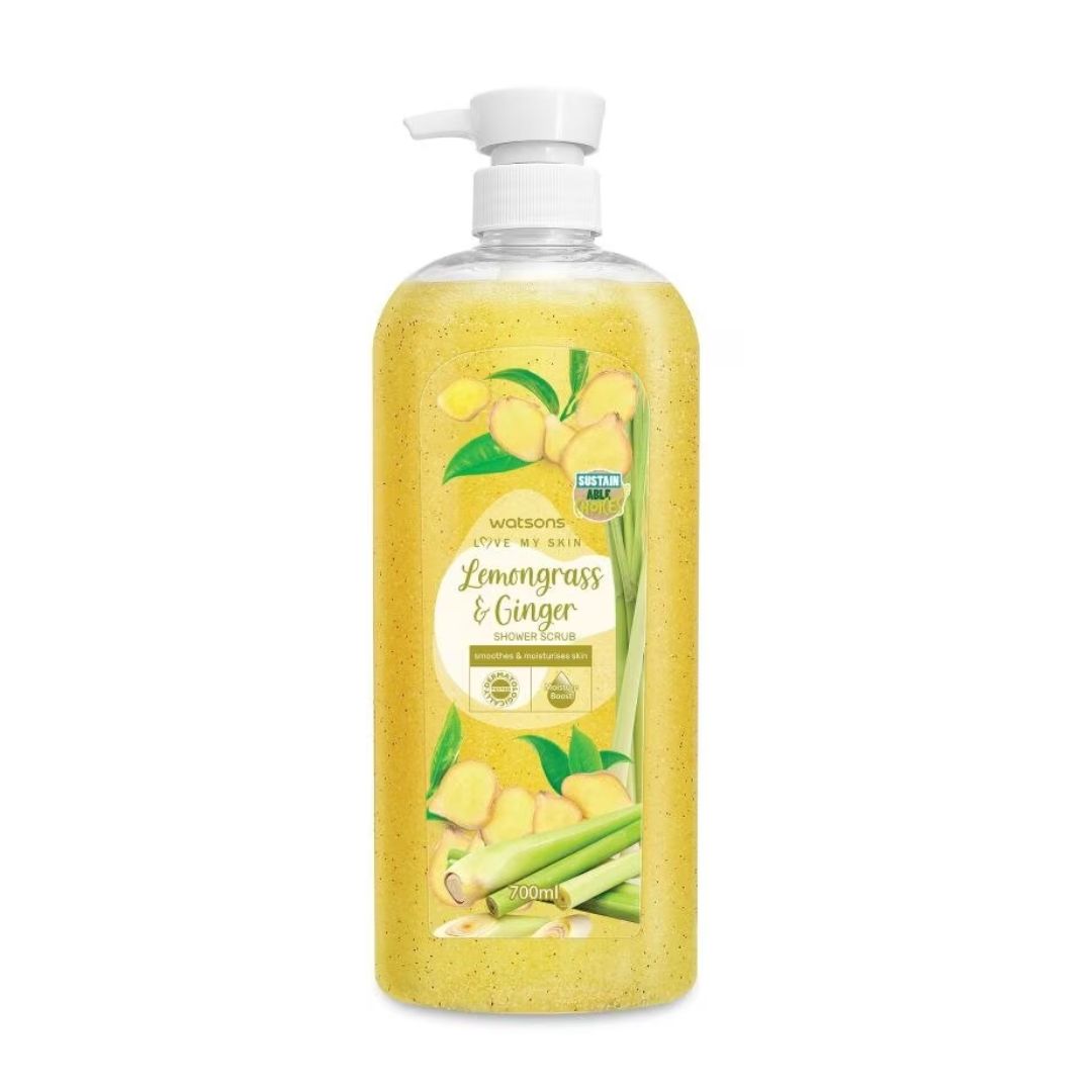Watsons Shower Scrub 700ml,4894532931118