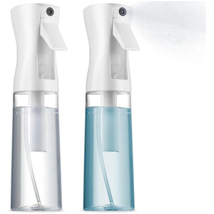 SUPER+ 2 Pack Continuous Spray Bottle For Hair - 10 Oz Ultra Fine Mist Sprayer | Water Spray Bottle For Hair Mister Spray Bottle | Hair Spray Bottles For Hairstyling, Cleaning, Salons (2pk 10oz)