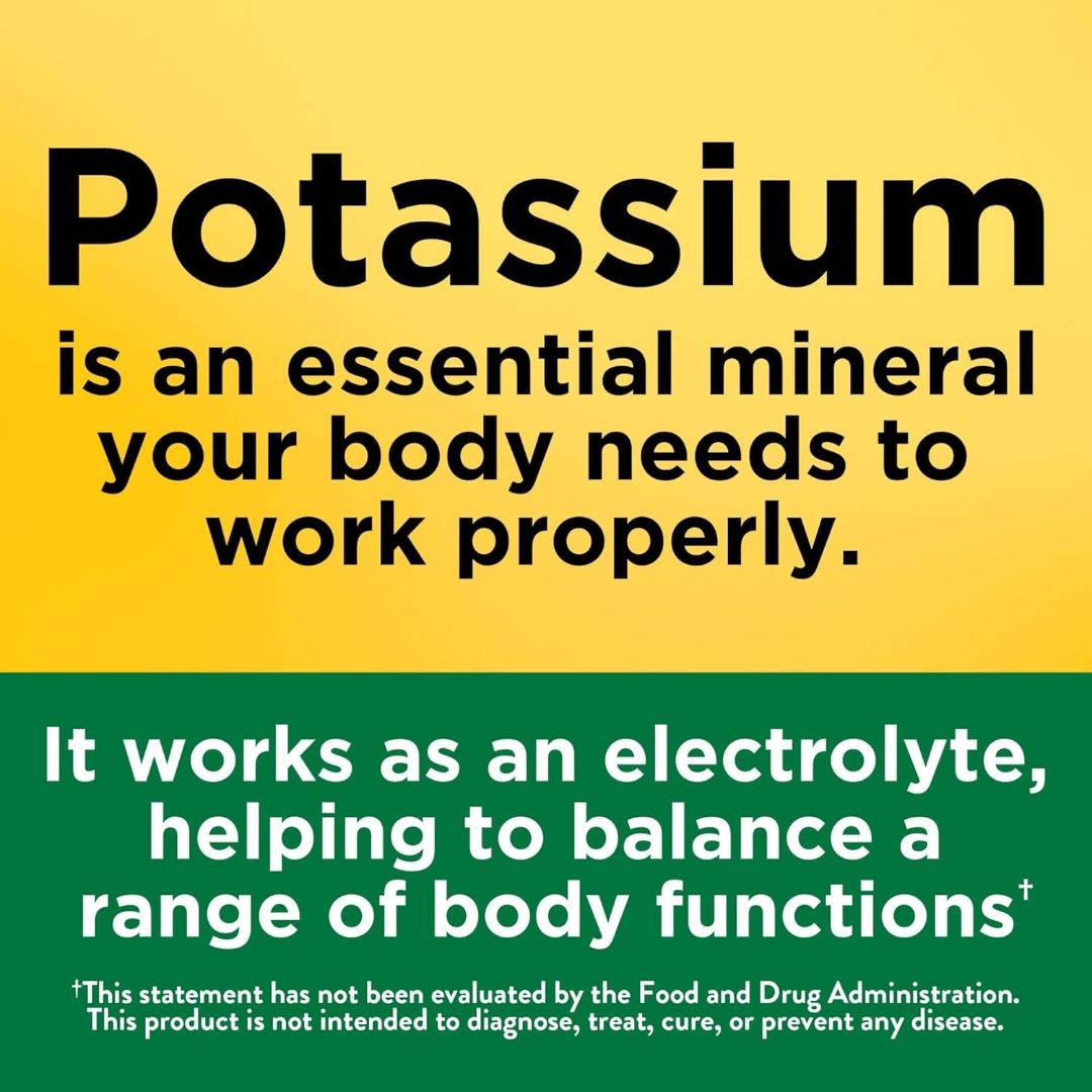 Nature Made Potassium Gluconate 100 Tablets