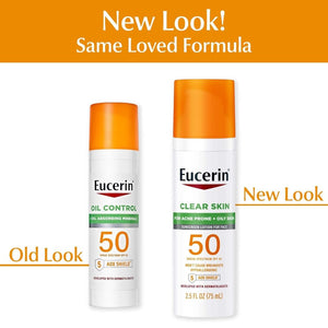 Eucerin Clear Skin SPF 50 Sunscreen Lotion For Acne Prone + Oily Skin 75ml