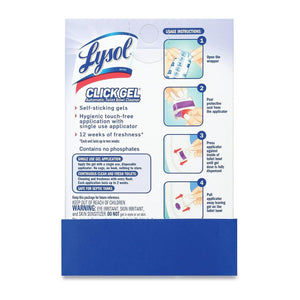 Lysol Lavender Fields Scent Click Gel Automatic Toilet Bowl Cleaner (Pack Of 6) 5g Each