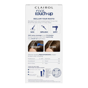 Clairol 5 Medium Brown Colorblend Permanent Root Touch-Up Kit