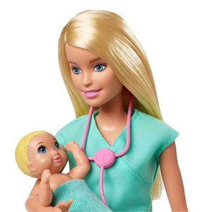 Barbie Baby Doctor Pediatra,2 Infant Dolls,887961827262