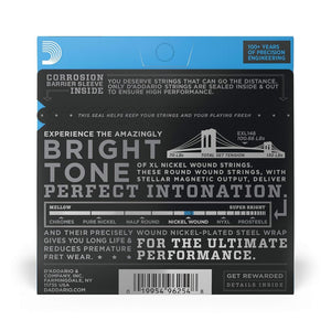 D'Addario EXL148 Nickel Wound Extra Heavy Gauge Electric Guitar Strings (12–60)