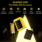 Sharge Disk SD001 10Gbps USB C 3.2 Gen 2 Yellow SSD Enclosure Protective Case