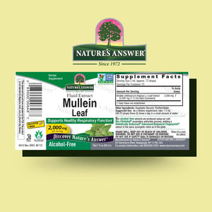 Nature's Answer Mullein Leaf 2000mg Fluid Extract 30ml