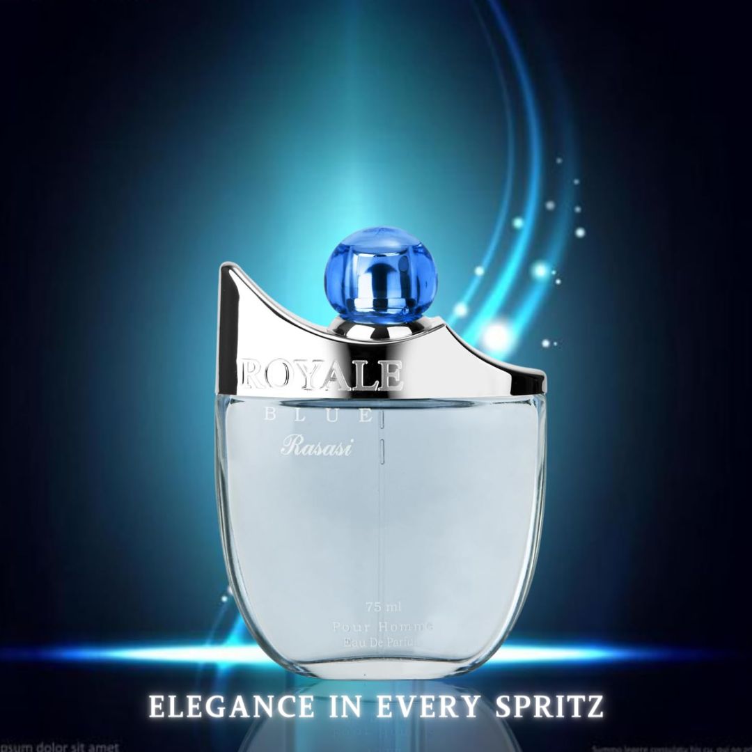 Rasasi Royale Blue Pour Homme Eau De Parfum For Him 75ml