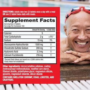 Schiff Move Free Advanced Glucosamine + FruiteX-B 200 Tablets