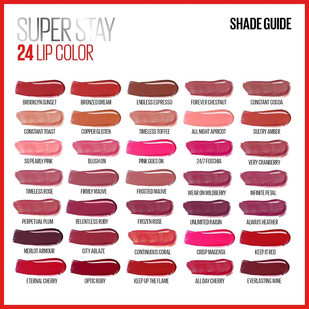 Maybelline Super Stay 24 Color Liquid Lipstick 2.3ml,041554237870