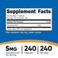 Nutricost Yohimbine 5mg 240 Capsules