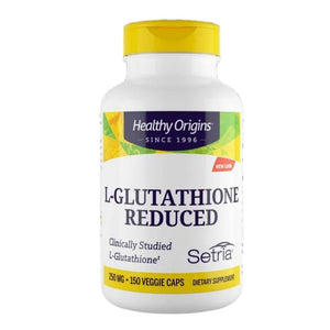 Healthy Origins L-Glutathione Reduced 250mg 150 Veg Capsules