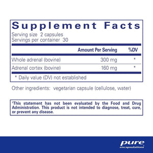 Pure Encapsulations Adrenal 60 Veg Capsules,766298000039