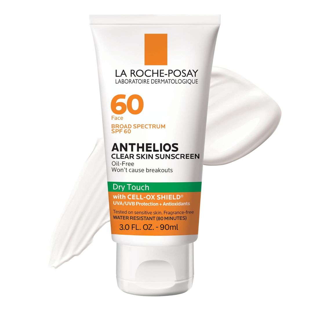 La Roche-Posay Anthelios SPF 60 Dry Touch Face Clear Skin Sunscreen