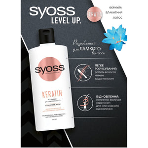 Syoss Keratin Blue Lotus Conditioner 440ml