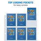 Sooez 9 Pocket Trading Card Sleeves 36 Pack for 3 Ring Binders Baseball Sports YuGiOh MTG Storage