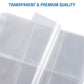 Sooez 9 Pocket Trading Card Sleeves 36 Pack for 3 Ring Binders Baseball Sports YuGiOh MTG Storage
