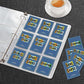 Sooez 9 Pocket Trading Card Sleeves 36 Pack for 3 Ring Binders Baseball Sports YuGiOh MTG Storage