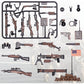 36 Pcs Weapons Pack Military U.S Field Force Weapons Toy Set - Brown Weapons Accessories Weapon Battle Building Blocks Compatible With Major Brand, 3 Years Old And Up,