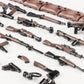 36 Pcs Weapons Pack Military U.S Field Force Weapons Toy Set - Brown Weapons Accessories Weapon Battle Building Blocks Compatible With Major Brand, 3 Years Old And Up,