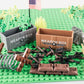 36 Pcs Weapons Pack Military U.S Field Force Weapons Toy Set - Brown Weapons Accessories Weapon Battle Building Blocks Compatible With Major Brand, 3 Years Old And Up,