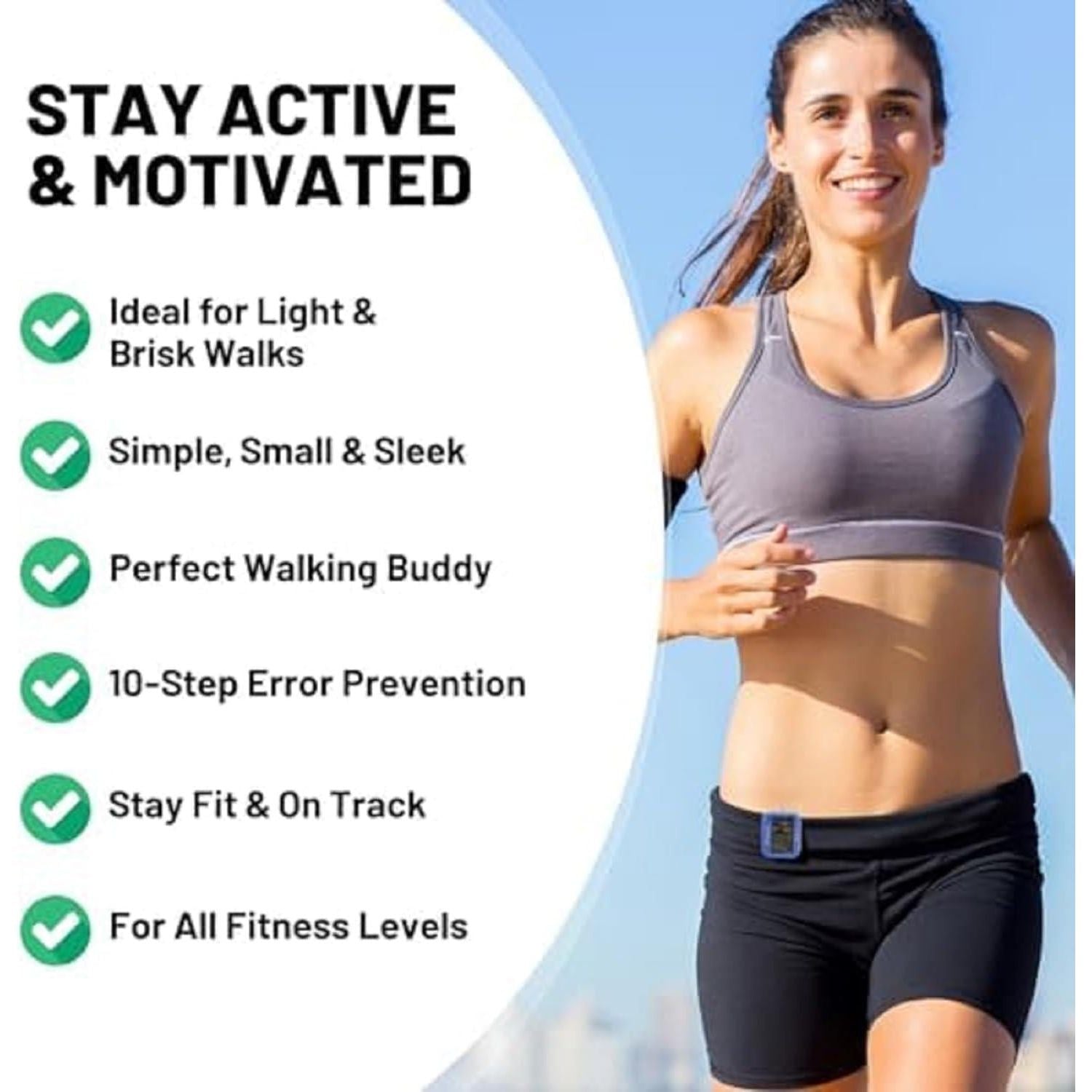3D Pedometer For Walking, Simple Step Counter For Walking With Large Digital Display, Step Tracker With Removable Clip Lanyard, Accurately Track Steps For Men Women Kids Adults Seniors,‎763971084867