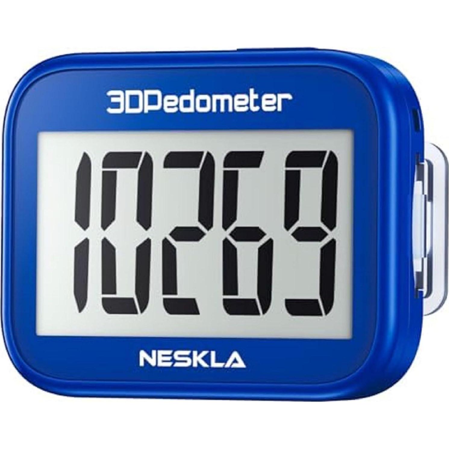 3D Pedometer For Walking, Simple Step Counter For Walking With Large Digital Display, Step Tracker With Removable Clip Lanyard, Accurately Track Steps For Men Women Kids Adults Seniors,‎735851416471