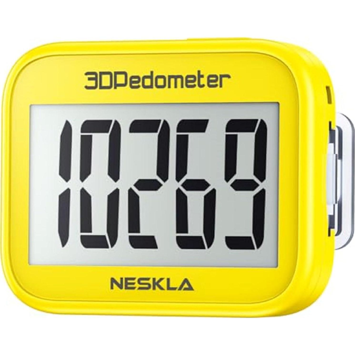 3D Pedometer For Walking, Simple Step Counter For Walking With Large Digital Display, Step Tracker With Removable Clip Lanyard, Accurately Track Steps For Men Women Kids Adults Seniors,‎735851416464