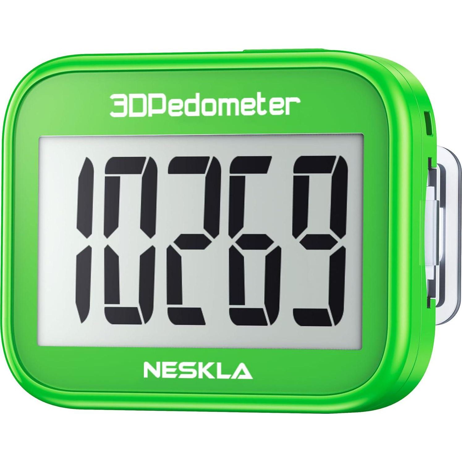 3D Pedometer For Walking, Simple Step Counter For Walking With Large Digital Display, Step Tracker With Removable Clip Lanyard, Accurately Track Steps For Men Women Kids Adults Seniors,‎722024397910