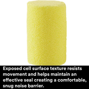 3M Ear Plugs, 30 Pairs, Uncorded Foam, Yellow, NRR 29, Disposable, Pillow Pack, For Drilling/Sawing/Grinding