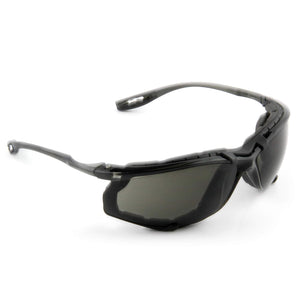 3M Virtua CCS Safety Glasses, 1 Pc, Gray Anti-Fog Lens, Black Frame, ANSI Z87, Corded Ear Plug & Foam Gasket