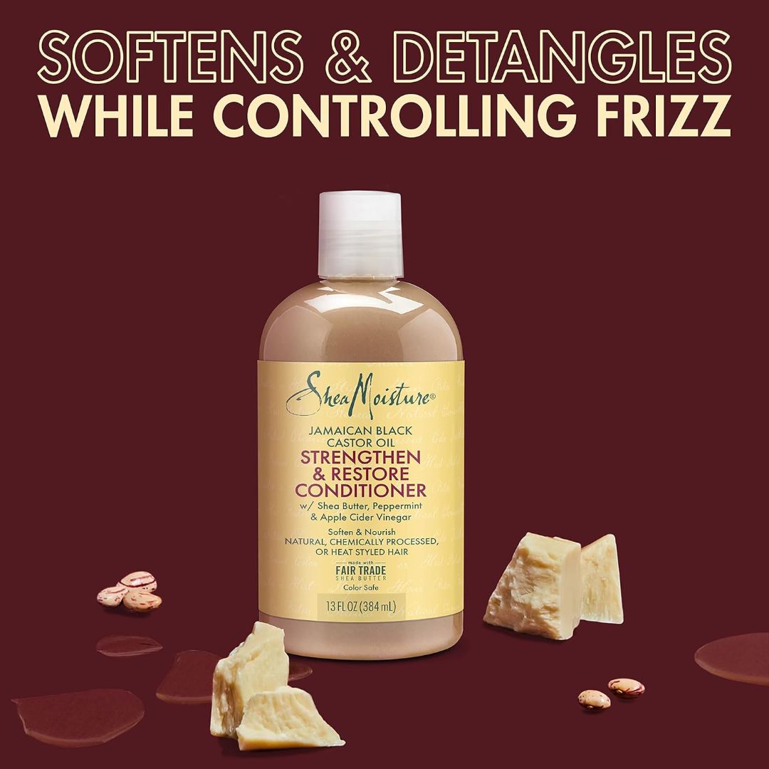 Shea Moisture Jamaican Black Castor Oil Strengthen & Restore Conditioner 384ml,764302215592