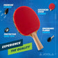 JOOLA Premium Performance Omega Series Black & Red Control Table Tennis Racket