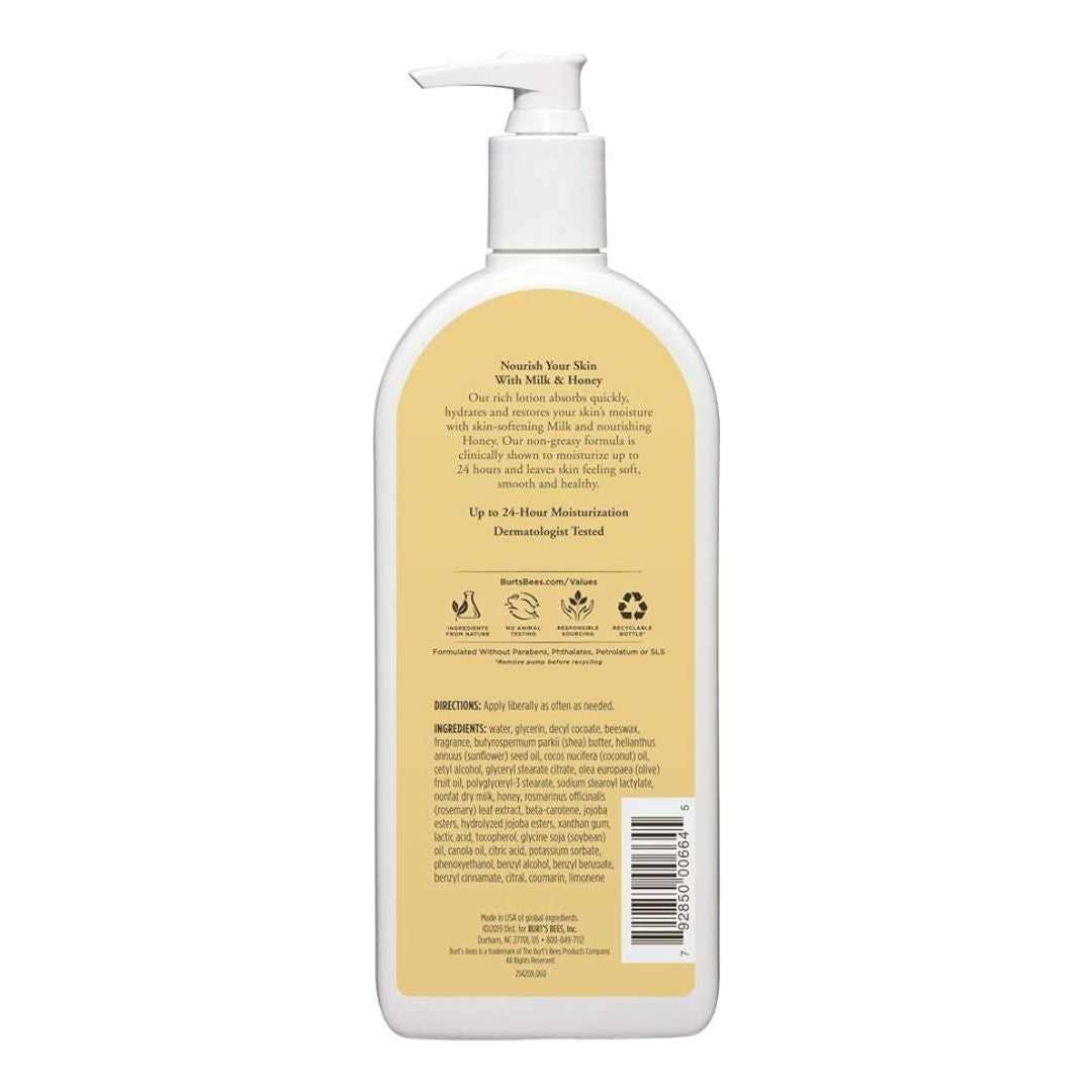 Burt's Bees Milk & Honey Body Lotion 340g,792850006645