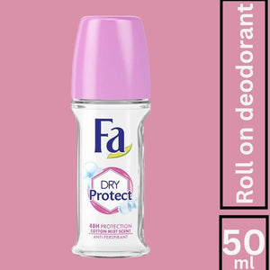 FA Dry Protect Cotton Mist Antiperspirant Roll-On 50ml