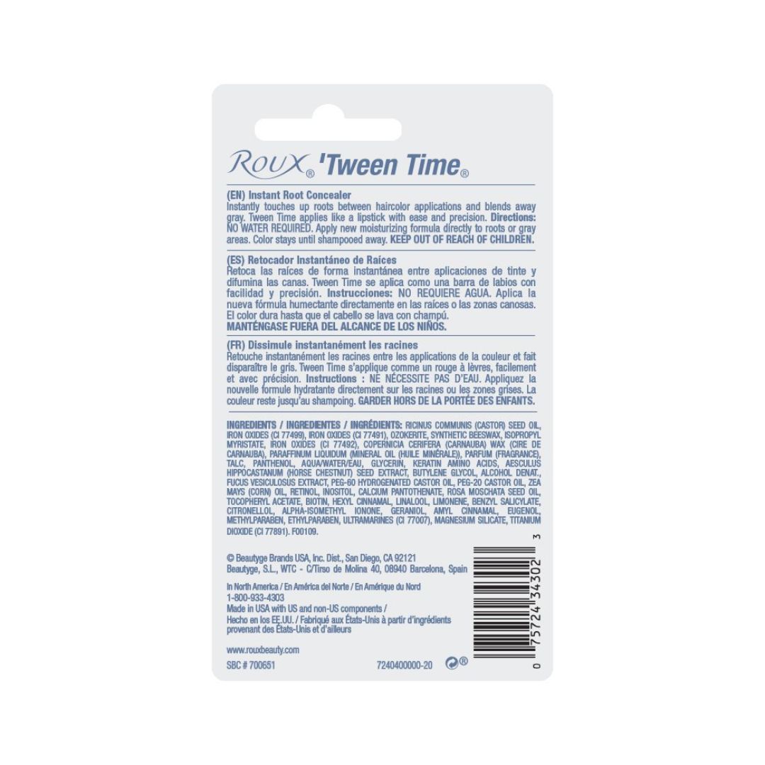Roux Tween Time Dark Brown Instant Root Concealer Stick 8g,075724343023