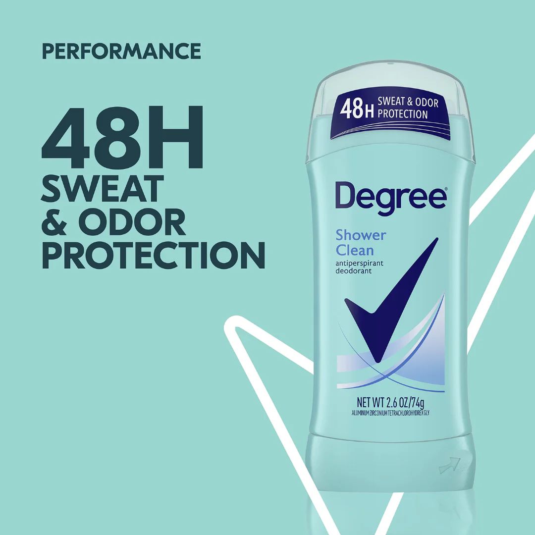 Degree Women Shower Clean Antiperspirant Deodorant Stick 74g