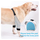 Yealay Small Medium Size Gray Dog Recover Front Legs Sleeve