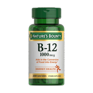 Nature's Bounty B-12 1000mcg 200 Coated Tablets