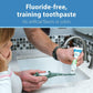 Dr. Brown's Toothbrush & Fluoride Free Strawberry Flavor Toothpaste 40g Set For 0-3 Years