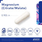 Pure Encapsulations Magnesium Citrate + Malate 180 Veg Capsules