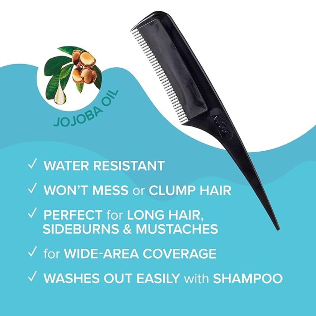 Red By Kiss Quick Cover CGCO1 Black Root Touch-Up Comb 8g,731509523508