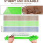 3 Pieces African Bath Sponge African Net Long Net Bath Sponge Exfoliating Shower Body Scrubber Back Scrubber Skin Smoother,Great For Daily Use (Brown Blue Green),