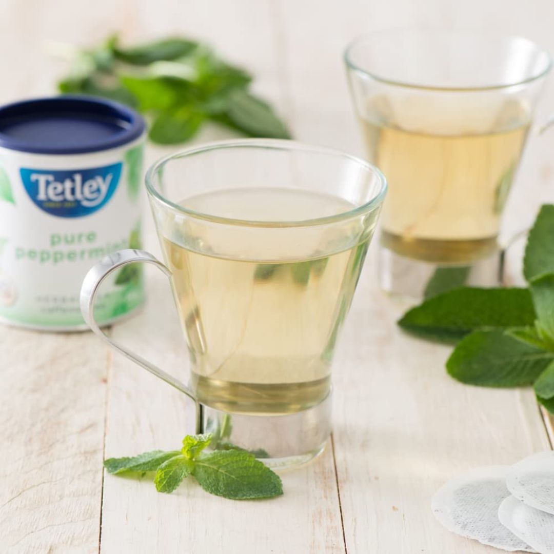 Tetley Pure Peppermint Herbal Tea Bags (Pack Of 20) 1.6g Each,057174201245