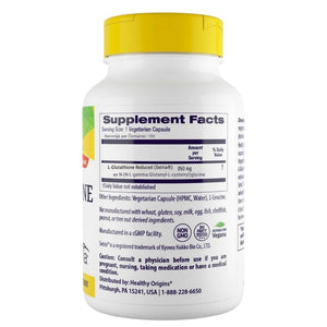 Healthy Origins L-Glutathione Reduced 250mg 150 Veg Capsules