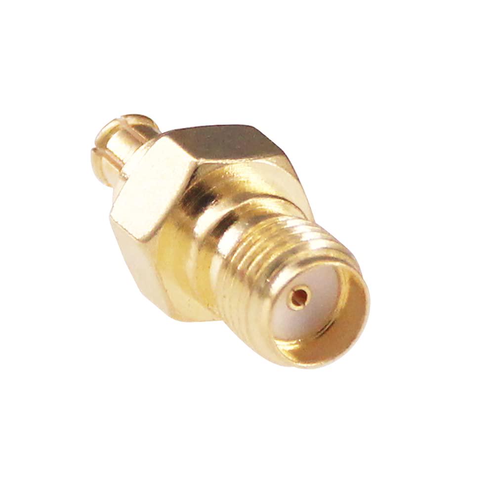 3pcs SMA Female To MCX Male RF Coax Coaxial Connector Adapter For Antennas/Wireless LAN Devices/Coaxial Cable(F57-3),