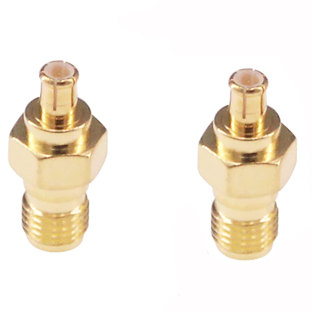 3pcs SMA Female To MCX Male RF Coax Coaxial Connector Adapter For Antennas/Wireless LAN Devices/Coaxial Cable(F57-3),