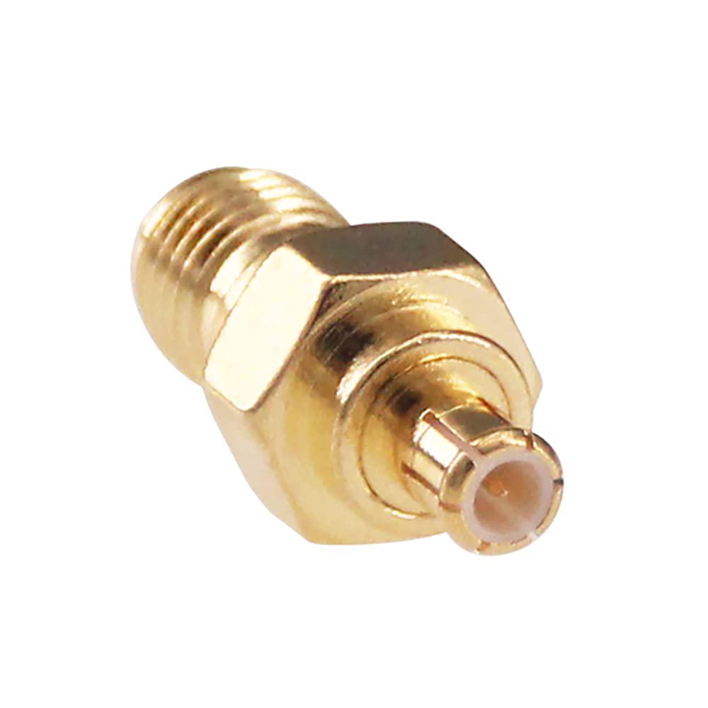 3pcs SMA Female To MCX Male RF Coax Coaxial Connector Adapter For Antennas/Wireless LAN Devices/Coaxial Cable(F57-3),