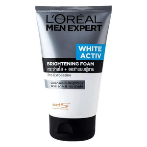 L'Oreal Paris Men Expert White Activ Brightening Foam Wash 100ml,8991380232131,