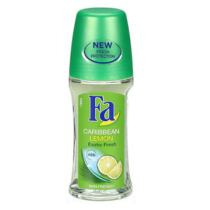 FA Caribbean Lemon Exotic Fresh Antiperspirant Roll-On 50ml