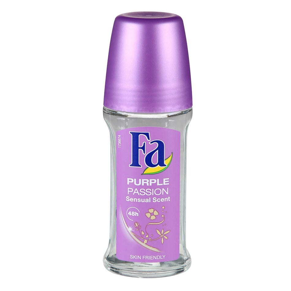 FA Purple Passion Sensual Antiperspirant Roll-On 50ml,4015000533577,